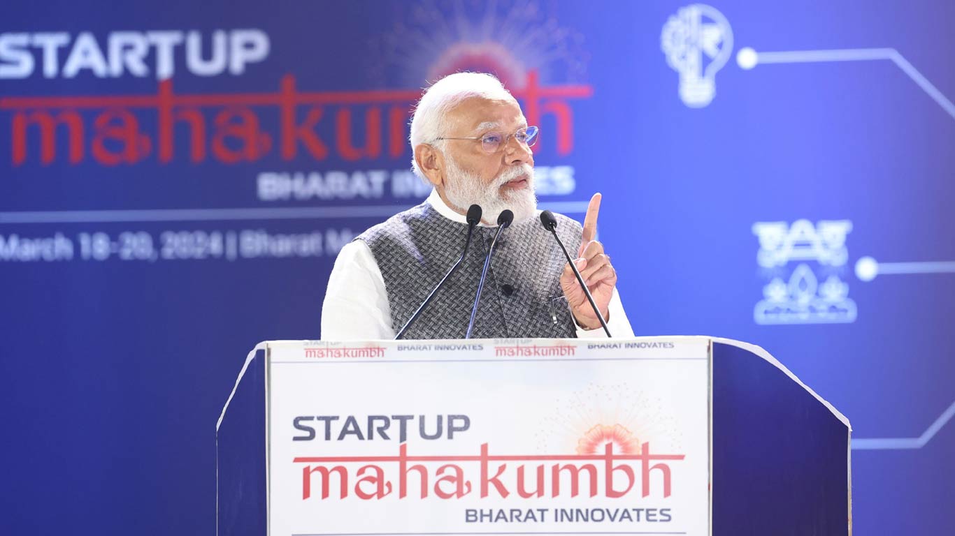 PM Modi Hails India's Startup Ecosystem, Highlights Growth & Innovation