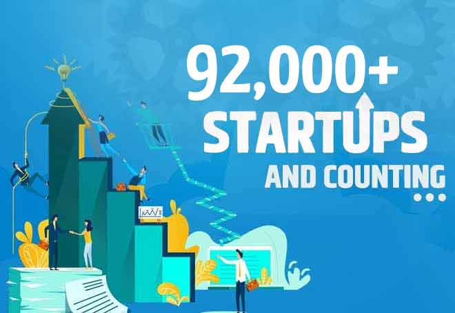 Govt recognised startups cross 92K as on Feb 28