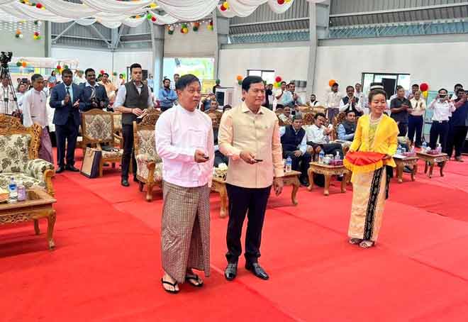 First Indian Cargo Ship arrives at Sittwe Port of Myanmar