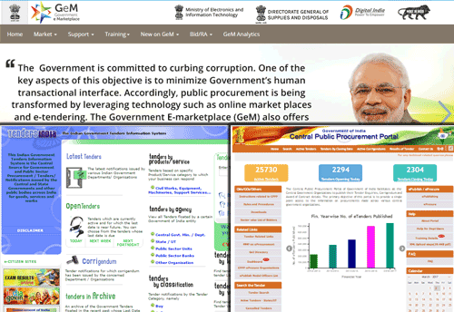 Running of three Government e-procurement portals confusing MSMEs