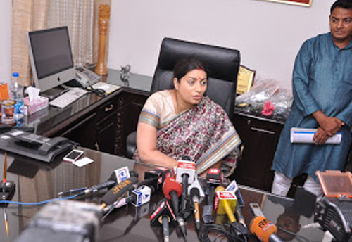 Textile sector has potential to scale up ‘Make In India’, says Smriti Irani
