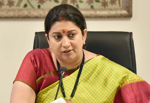 Textiles Minister Irani reiterates need for skill development in Craft Sector