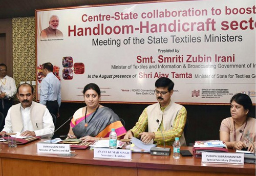 Textile Ministry convenes meeting for taking comprehensive view on govt schemes for handloom - handicraft sector