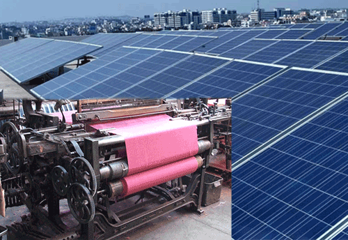 Solar Energy Scheme for small powerloom units to come into effect from Apr 1, 2017