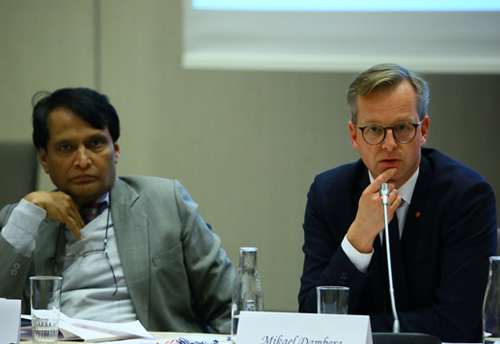 Suresh Prabhu invites Swedish companies to Make in India