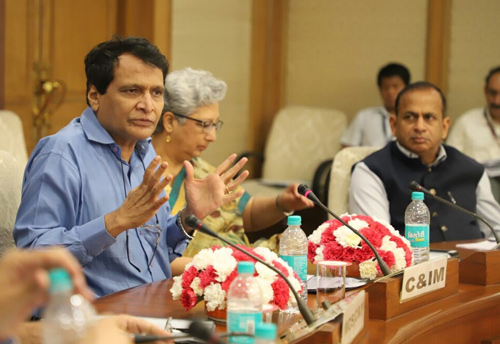 Suresh Prabhu holding inter-ministerial meeting over exports from key sectors