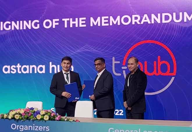 T-Hub Hyderabad & Astana Hub of Kazakhstan inks pact to support tech start-ups