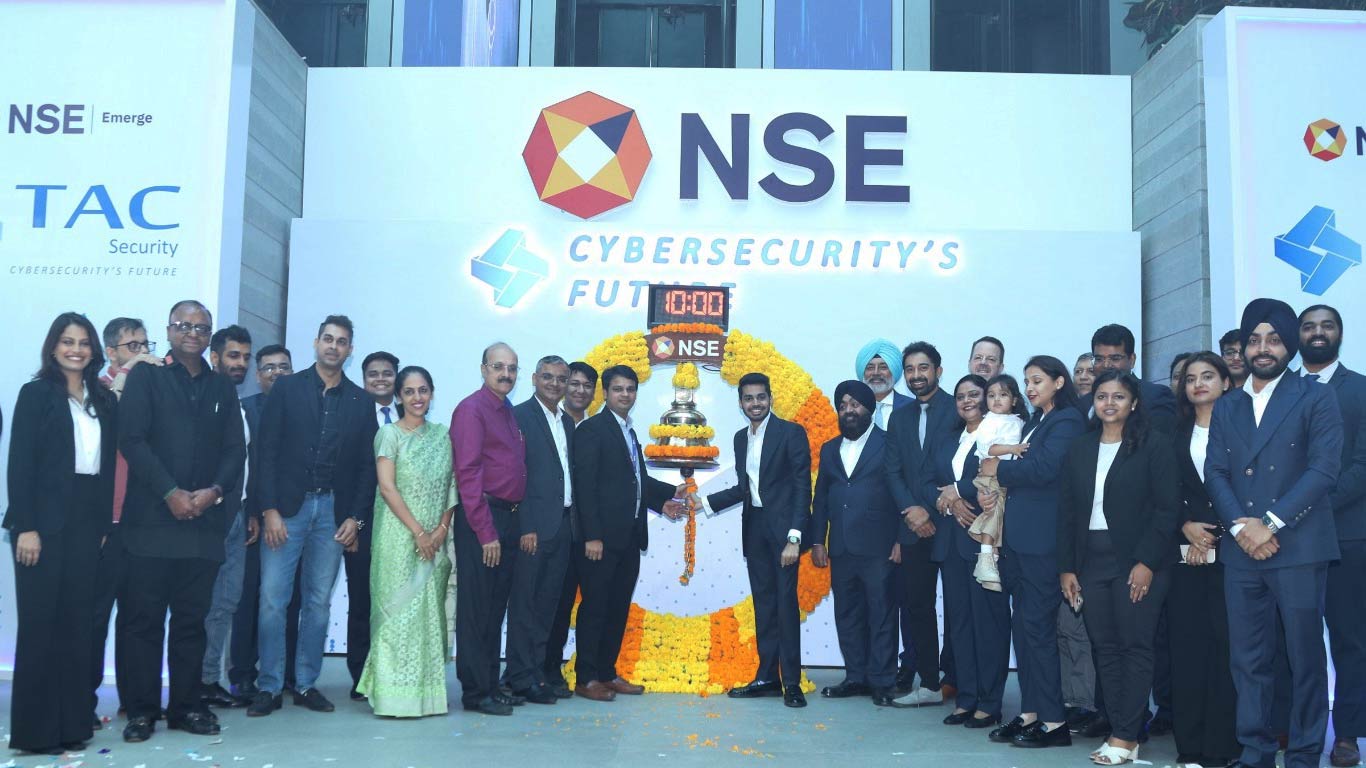 TAC Security Makes Stellar Debut On NSE Emerge, Lists At 174% Premium
