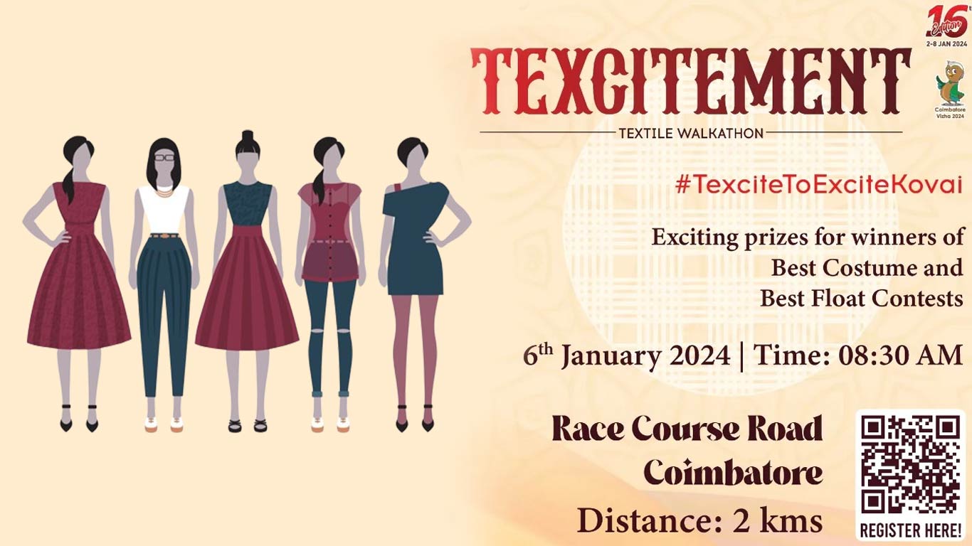 Textile Walkathon At Coimbatore To Celebrate Sustainable Fashion