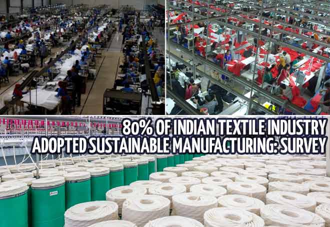 80% of Indian textile industry adopted sustainable manufacturing: Survey