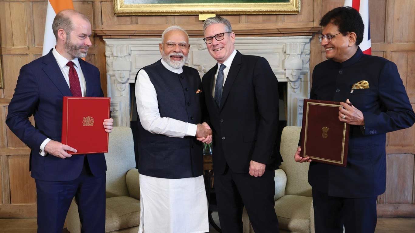 Modi, Starmer Sign India–UK FTA To Boost Annual Trade By USD 34 Bn