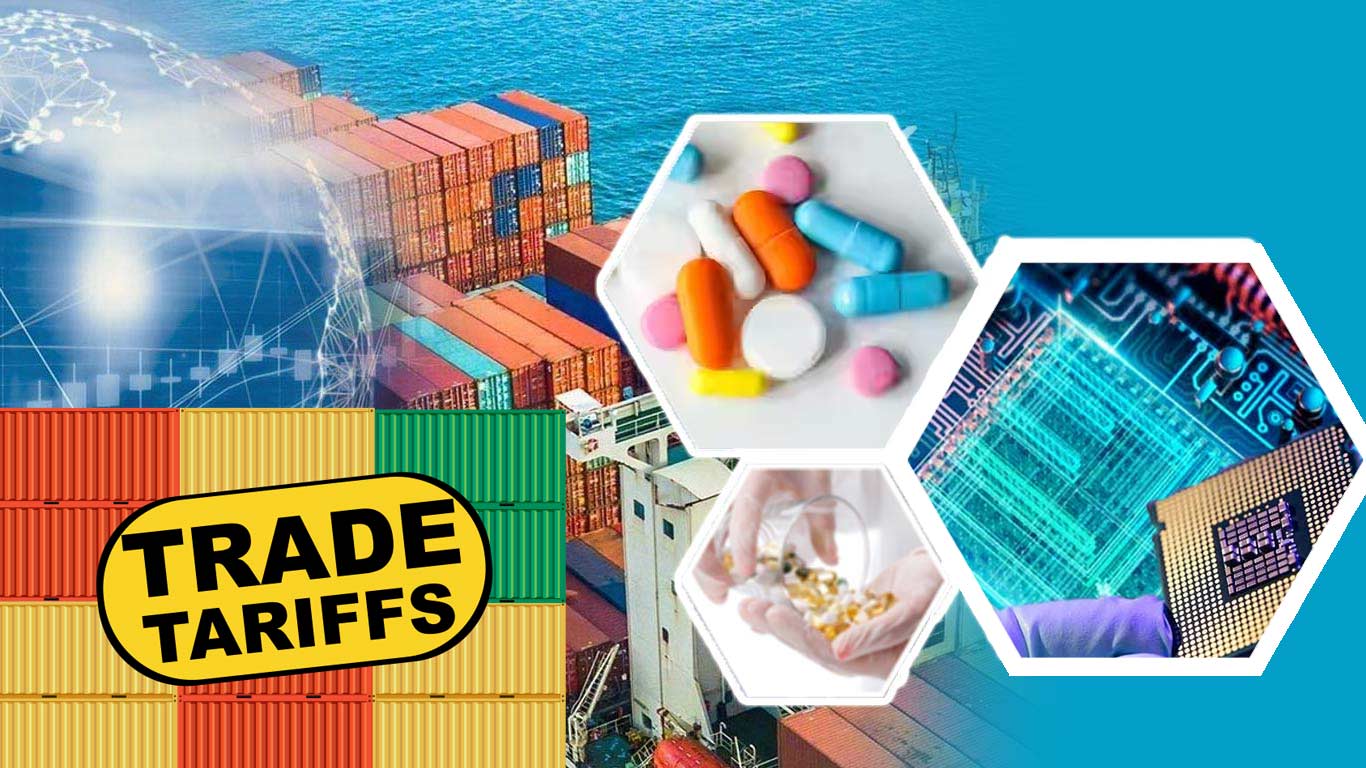 Trump Says New Tariffs on Pharmaceuticals and Semiconductors To Be Announced Soon