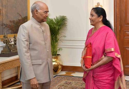Budget 2019: Finance Minister to present her maiden budget today, handover the copy of budget to President as per tradition