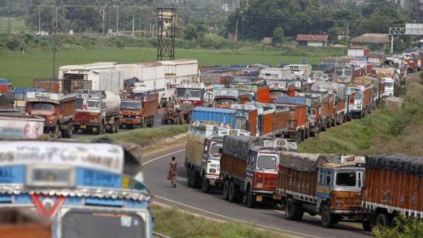 Surat Faces Textile Goods Shortage Amid Highways Protest By Truck Drivers