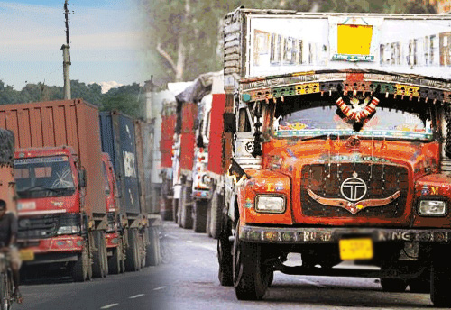 Entry of heavy &  medium goods vehicles banned in Delhi till Nov 11