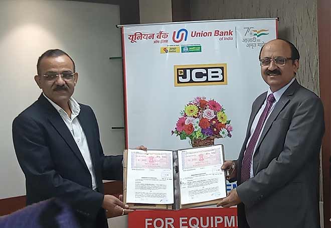 Union Bank of India extends Equipment Finance to JCB customers