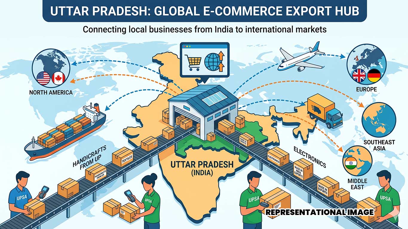 Uttar Pradesh Emerges As Major Hub For Cross-Border E-Commerce Exports