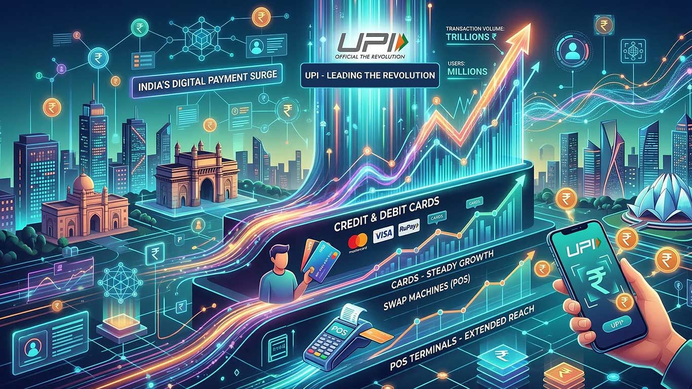 Digital Payments Volume Surged 35% In FY25, UPI Accounted For 81% Share: Sitharaman