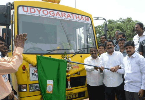High-Tech Van launched in Vishakhapatnam to channelize employment for MSME Sector