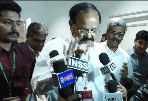 GST council has taken cognizance of the demand of MSMEs regarding the new tax policy: Venkaiah Naidu to KNN