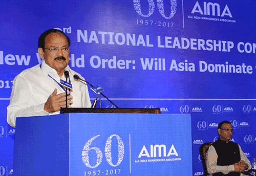 China chose low cost mfg and India chose to concentrate on Service Sector which made it top BPO destination: Naidu