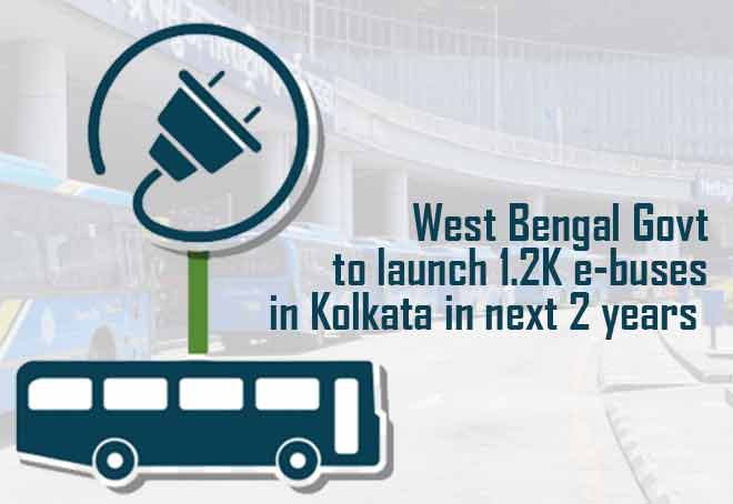 West Bengal govt to launch 1.2K e-buses in Kolkata in next 2 years