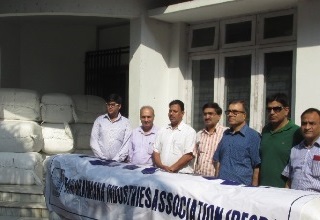 BBIA donates relief material for flood affected people of J&K