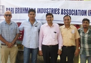 BBIA dispatches relief material for flood affected people of J&K