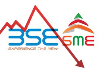 BSE SME open in red on Monday morning; no. of companies listed reached 96