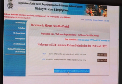 Labour Minister launches e-biz portal service of DIPP