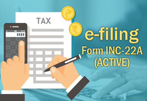 MCA mandates e-filing of details for new cos on ACTIVE