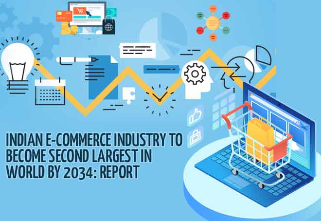 Indian e-commerce industry to become second largest in world by 2034: Report