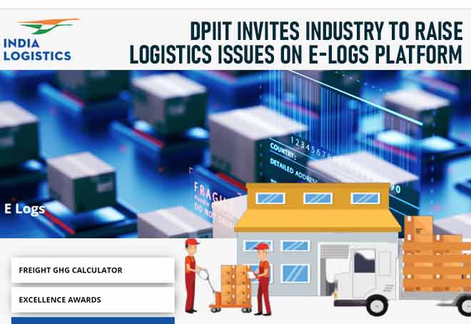 DPIIT invites industry to raise logistics issues on E-logs platform