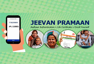 Jeevan Pramaan, the Aadhaar-based Digital Life Certification system, for Pensioners 
