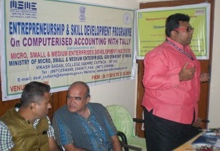 Entrepreneurial skill development programme on computer accounting with tally