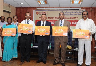 Indian Overseas Bank launches MUDRA Debit Card under PMMY in Chennai