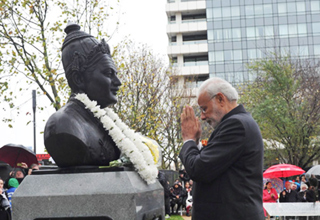 Basaveshwara statue in London has a MSME connection