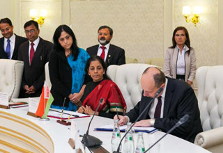 India and Belarus set a Trade Target of US$1 Billion by 2018 